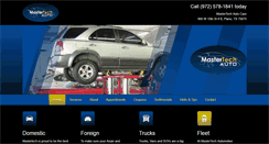 Desktop Screenshot of mastertechplano.com